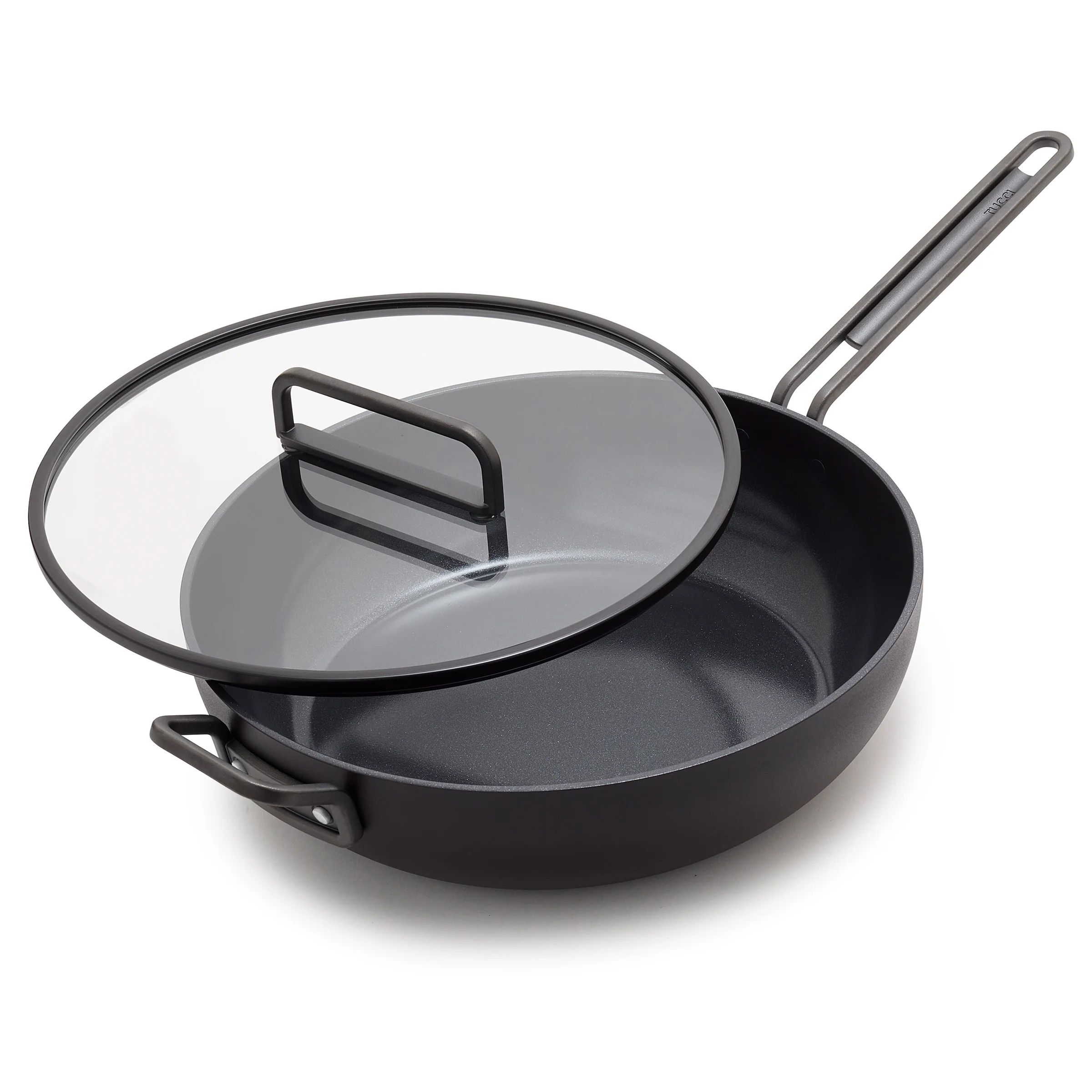 Greenpan Stanley Tucci Sauteerpan met Glasdeksel, 33cm black